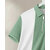 Ausk Mens Light Green, White Checkered Cotton Blend Polo T-Shirt