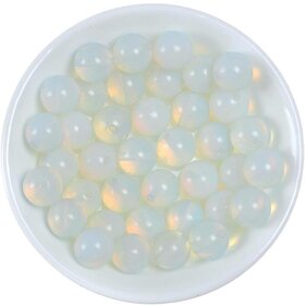 Opalite - Round Beads for Jewellery Making, DIY Art  Craft  Reiki Healing (Synthetic)