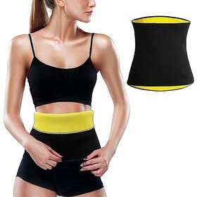 Minha Premium Tummy Shaper Bodyshaper Sweat Belt Hot Shaper Slimming Belt for Men Women Non-Tearable Weight Loss Tumm