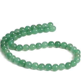 Green Aventurine 8mm Round Beads for Jewellery Making, DIY Art  Craft  Reiki Healing