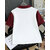 Ausk Mens Maroon, White Checkered Cotton Blend Polo T-Shirt