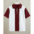 Ausk Mens Maroon, White Checkered Cotton Blend Polo T-Shirt