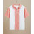 Ausk Mens Pink, White Checkered Cotton Blend Polo T-Shirt