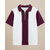 Ausk Mens Purple, White Checkered Cotton Blend Polo T-Shirt