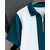 Ausk Mens Dark Blue, White Checkered Cotton Blend Polo T-Shirt