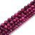 Pink Tiger - Round Beads for Jewellery Making, DIY Art  Craft  Reiki Healing (Synthetic)