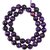 Purple Tiger Eye - Round Beads for Jewellery Making, DIY Art  Craft  Reiki Healing (Synthetic)