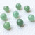 Green Aventurine 8mm Round Beads for Jewellery Making, DIY Art  Craft  Reiki Healing