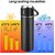 Stainless Steel 500ml Vacuum Flask Set with 2 Cups  Double Wall Insulated Bottle, Premium Gift Pack (Assorted Colors)