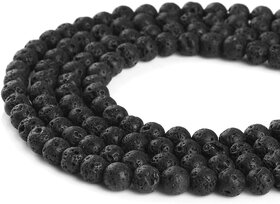 Lava Rock 10 MM Round Beads for Jewellery Making, DIY Art  Craft  Reiki Healing