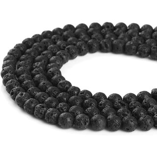 Lava Rock 8mm Round Beads for Jewellery Making, DIY Art  Craft  Reiki Healing