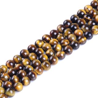 Star Quality Tiger Eye 10 MM Round Beads for Jewellery Making, DIY Art  Craft  Reiki Healing