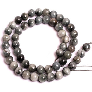 AAA Grey Cats Eye 6 MM Round Beads for Jewellery Making, DIY Art  Craft  Reiki Healing