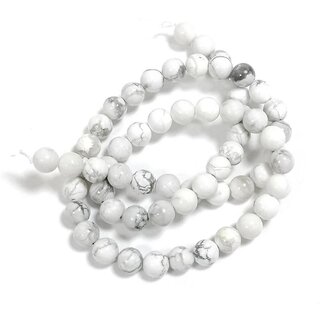 Howlite 10 MM Round Beads for Jewellery Making, DIY Art  Craft  Reiki Healing