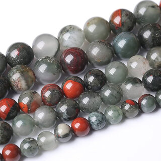 African Bloodstone 4 MM Round Beads for Jewellery Making, DIY Art  Craft  Reiki Healing