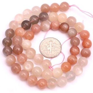 Multi Moonstone 8 MM Round Beads for Jewellery Making, DIY Art  Craft  Reiki Healing