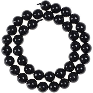 Black Tourmaline 8 MM Round Beads for Jewellery Making, DIY Art  Craft  Reiki Healing