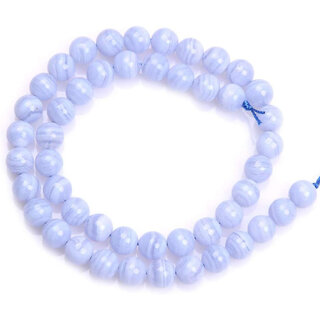 blue lace agate 10 MM Round Beads for Jewellery Making, DIY Art  Craft  Reiki Healing