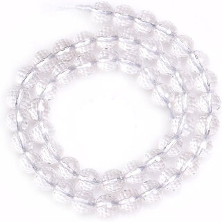 Clear Quartz Faceted 8 MM Round Beads for Jewellery Making, DIY Art  Craft  Reiki Healing