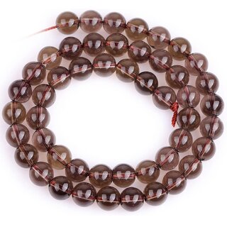 Smoky Quartz 10 MM Round Beads for Jewellery Making, DIY Art  Craft  Reiki Healing