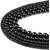 Black Tourmaline 8 MM Round Beads for Jewellery Making, DIY Art  Craft  Reiki Healing