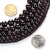 Garnet 6 MM Round Beads for Jewellery Making, DIY Art  Craft  Reiki Healing