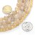 Golden Rutile 8 MM Round Beads for Jewellery Making, DIY Art  Craft  Reiki Healing