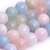 AAA Morganite 8mm Round Beads for Jewellery Making, DIY Art  Craft  Reiki Healing