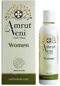 Amrutveni Hair Oil for Women Biotechnologically Engineered with 40+ Herbal Actives 100ML