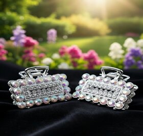Foxdean Fancy Hair Clutcher  Clip BridaL Hair Accessory For Women PACK OF 2