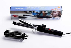 Electric Hair Curling Iron Hair Curler Roller with Revolutionary Automatic Curling Machine for Women (Black)