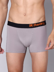 Redry Men's Underwear Anti Bacterial Micromodal Airsoft Trunk (Grey)