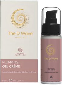 The D Wave Skin Plumping Gel Cream - 30ml with Hyaluronic Acid  Collagen Peptide