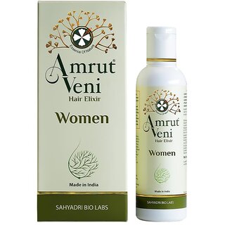 Amrutveni Hair Oil for Women Biotechnologically Engineered with 40+ Herbal Actives 100ML