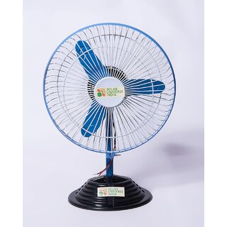 Solar Universe India DC 12V Table Fan (9 inch, Multicolor)