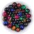 Multi Tiger Eye (Synthetic) 10 MM Round Beads for Jewellery Making, DIY Art  Craft  Reiki Healing