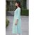 JS Tradition Women Geometric Print, Printed Straight Kurta (Light Blue)