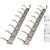 ONJECX Stainless Steel  Aluminium 8 PIN Goli Cloth Hanger Bathroom Wall Door Hooks  (Pack of 2 pcs) DHS08SS2