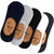 (Pack of 5) Men Solid Low Cut, Peds/Footie/No-Show
