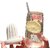 Glass Fruit Infuser Bottle with Straw  2-in-1 Manual Juicer  Portable Detox Water Tumbler (Eco-Friendly)