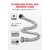Pack of 1 SS 304 Stainless Steel Geyser Connection Pipe 3 Feet, 36 Inchs | Flexible Hot & Cold Water Geyser Pipes | Heavy Duty Tap & Washbasin Connection Pipe | Leak Proof Bathroom Water Hose