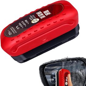 Ergonomic Automotive Oil Film Cleaning Brush for Cars - Perfect Tool for Spotless Windows and Mirrors with Textured Grip for Enhanced Control and Precision