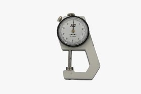 0 to 20mm Dial Flat Head Thickness Measuring Tool Gauge/MM Meter Gauge