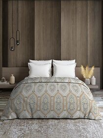 Quirky Home Rome Comforter Collection Double bed, Sage Green