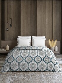 Quirky Home Rome Comforter Collection Double bed, Lavender Grey