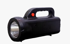 Kisan ABS Plastic Torch Having 4500 mAh Battery with 10 Hours Backup (Black)