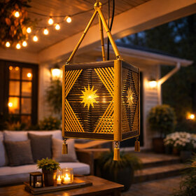 WEEBIZ Jullian17 Wall Lights, Ceiling Lights, Hanging Lights (Pendant Lights), Wall Lights Lamp Shade (Bamboo)