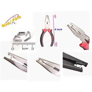 Mouse  Rat Ear Tag (Self-Piercing Ear Tags Plier/Applicator) with 200 steel tag- Good and easy to handle Birds' Park