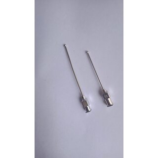 Rat Oral Gavage Dosing feeding steel tubes Ball tip straight-Good for Rat  Birds  size 18Gx55  18Gx70mm-2pcs