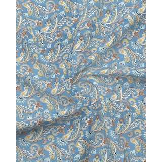 Quirky Home Coral Collection Flat Double Bedsheet with 2 Pillow Cover (Multicolor)